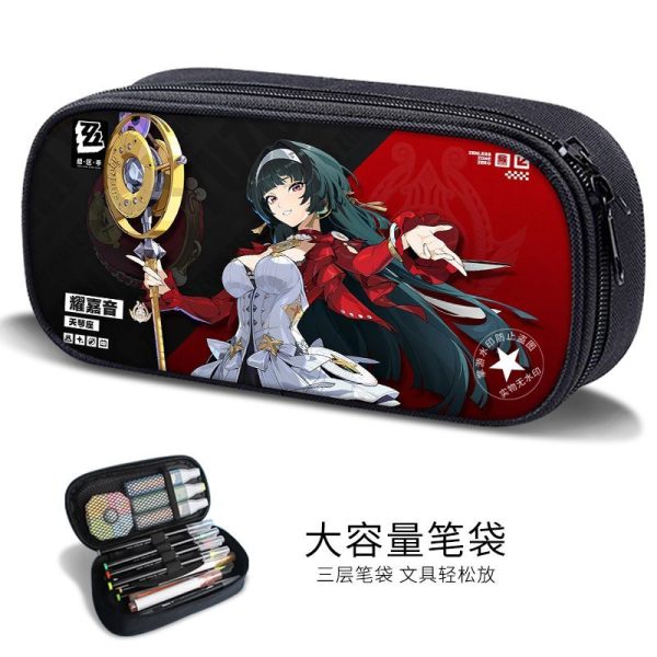 Zenless Zone Zero Jane, Anby, and Miyabi Pencil Case Collection | zenlesszonezero.toys | ZZZ Jane, Anby, Miyabi | Zenless Zone Zero Pencil Case |