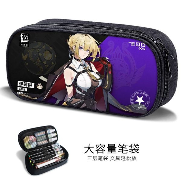 Zenless Zone Zero Jane, Anby, and Miyabi Pencil Case Collection | zenlesszonezero.toys | ZZZ Jane, Anby, Miyabi | Zenless Zone Zero Pencil Case |
