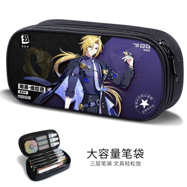 Zenless Zone Zero Jane, Anby, and Miyabi Pencil Case Collection | zenlesszonezero.toys | ZZZ Jane, Anby, Miyabi | Zenless Zone Zero Pencil Case |