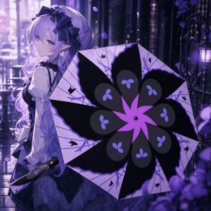 Zenless Zone Zero Vivian and Yuzuha Folding Umbrella Collection | zenlesszonezero.toys | ZZZ Vivian, Yuzuha | Zenless Zone Zero Umbrella |
