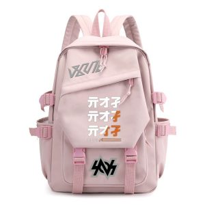 Zenless Zone Zero Black Backpack – ZZZ Gaming School Bag