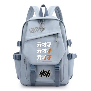 Zenless Zone Zero Black Backpack – ZZZ Gaming School Bag