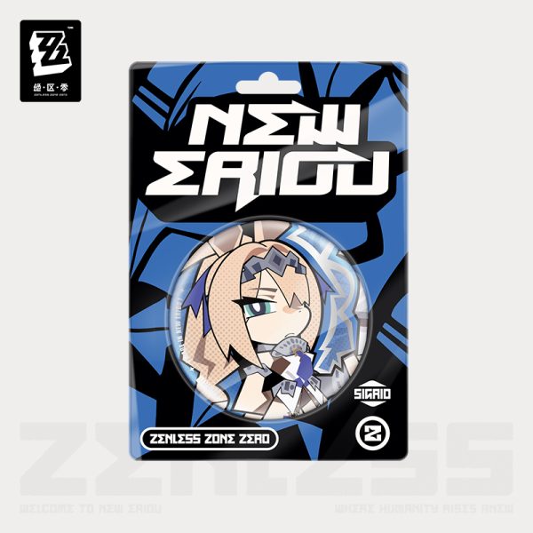 Zenless Zone Zero Ridu Series Airspace Patrol Department Chibi Badge | Zenlesszonezero.toys