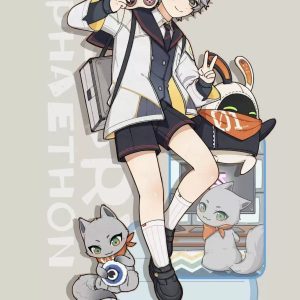 Zenless Zone Zero Lighter Chibi Duo Acrylic Stand Set | zenlesszonezero.toys | ZZZ Lighter | Zenless Zone Zero Acrylic Stand |