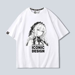 Zenless Zone Zero Miyabi and Lycaon Multi-Character Graphic T-Shirt and Shorts Collection | zenlesszonezero.toys | ZZZ Miyabi, Lycaon | Zenless Zone Zero Graphic Apparel Collection |