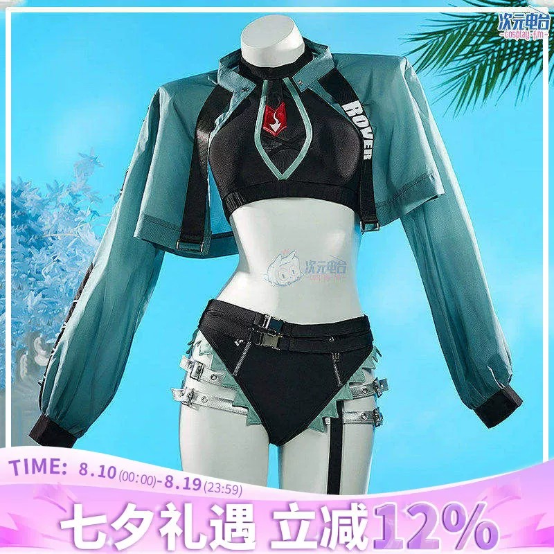 Zenless Zone Zero Jane Swimsuit Beach Cover-Up | zenlesszonezero.toys | ZZZ Jane | Zenless Zone Zero Swimsuit Beach Cover-Up |