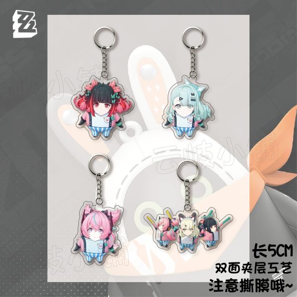 Zenless Zone Zero Meme Character Keychain Collection | zenlesszonezero.toys | ZZZ Ellen, Anton | Zenless Zone Zero Keychain |