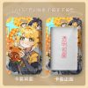 Hard plastic Zenless Zone Zero Ju Fufu anime card holder with clear front display window and bright character artwork.