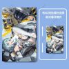 Vertical sliding plastic hard card holder with high-definition anime artwork of light blue-haired Seed from Zenless Zone Zero.