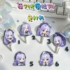 Six cute Q-version Vivian adhesive wall hooks from Zenless Zone Zero numbered 1 to 6 showing different facial expressions.