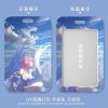 Front and back view of a Zenless Zone Zero Remiel sliding card holder displaying vibrant anime artwork and a clear ID window slot.