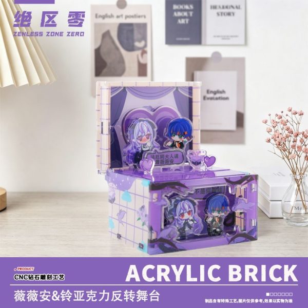 Zero Zone Vivian & Bell Rope Craftsman Reversible Stage Box Fun Desktop Ornament VVA Fan Collectible Gift