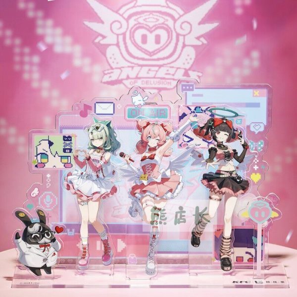 KFC x Zenless Zone Zero Collaboration Merchandise: Angel-themed Badges, Bangboo-themed Foldable Bags, Charms, and Light-up Acrylic Stands