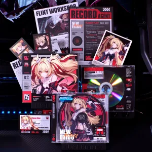 Zenless Zone Zero Toys - Claret Flint Character Archive CD/DVD – Collectible Gift for Fans, Perfect Birthday Present