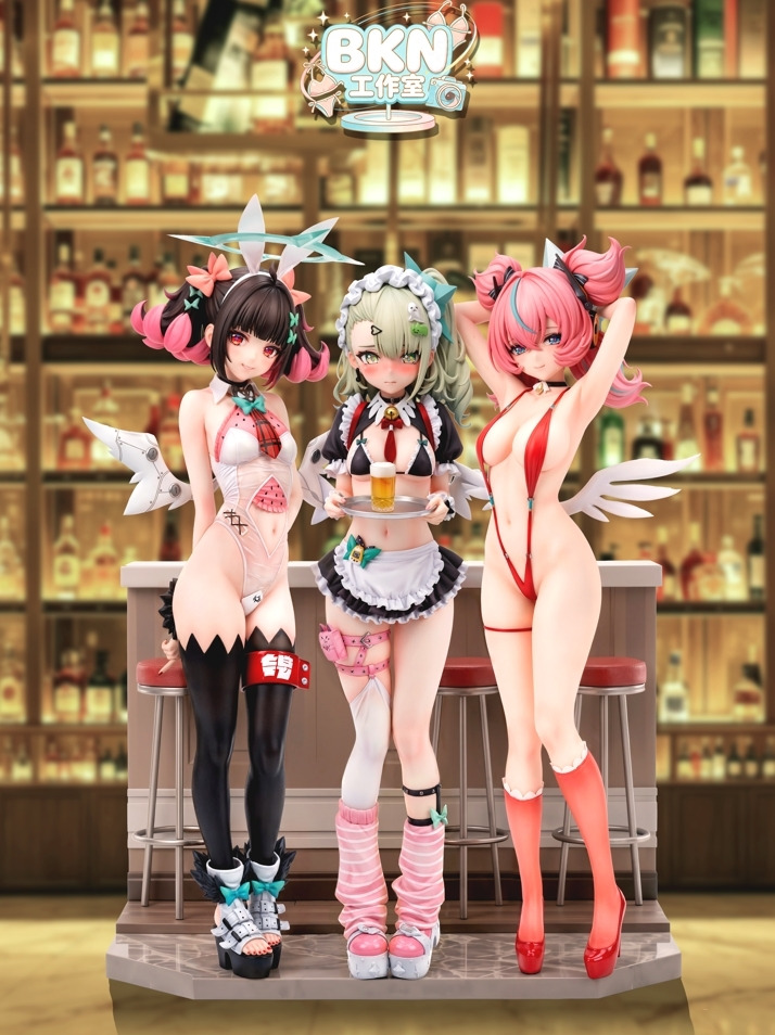 [New Pre-order] 30973 BKN Studio – "Delusional Party": Three Loli Characters (Sunna, Aria, and Nangong Yu)