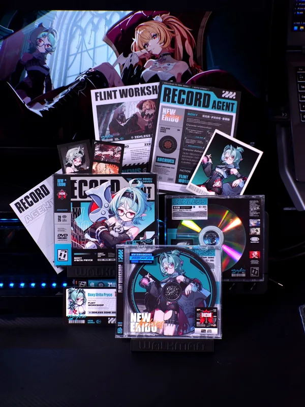 Zenless Zone Zero Toys - Roxy Ifrita Pryce Character Archive CD/DVD – Collectible Gift for Fans, Perfect Birthday Present