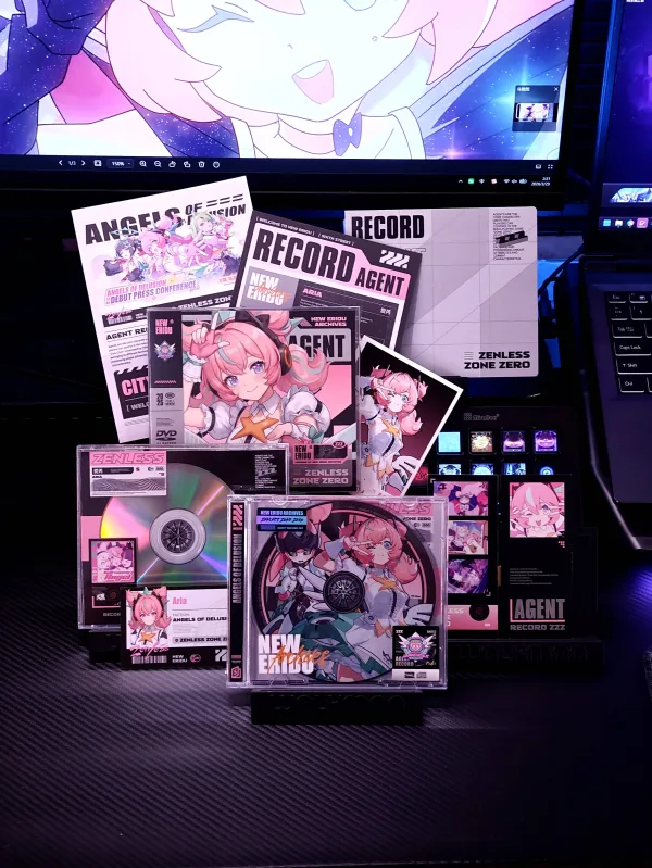 Zenless Zone Zero Toys – Aira Character Archive CD/DVD – Collectible Gift for Fans, Perfect Birthday Present
