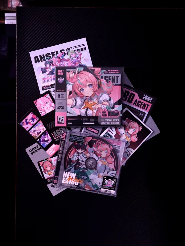 Zenless Zone Zero Toys – Aira Character Archive CD/DVD – Collectible Gift for Fans, Perfect Birthday Present