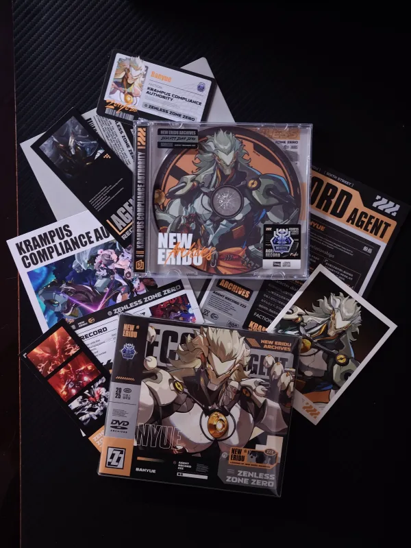 Zenless Zone Zero Toys – Banyue Character Archive CD/DVD – Collectible Gift for Fans, Perfect Birthday Present