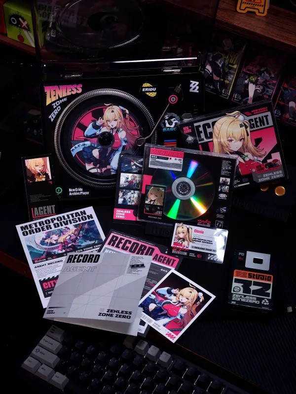 Zenless Zone Zero Toys – Cissia Character Archive CD/DVD – Collectible Gift for Fans, Perfect Birthday Present