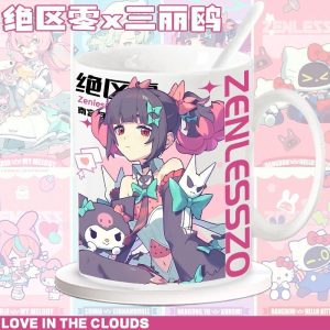 Zenless Zone Zero Nangong Yu, Sunna, Aria, and Bangboo Ceramic Mug | zenlesszonezero.toys | ZZZ Nangong Yu, Sunna, Aria | Zenless Zone Zero Character Ceramic Mug |