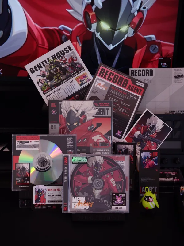 Zenless Zone Zero Toys – Billy Kid Character Archive CD/DVD – Collectible Gift for Fans, Perfect Birthday Present | zenlesszonezero.toys | ZZZ Billy | Zenless Zone Zero Character Archive CD/DVD |