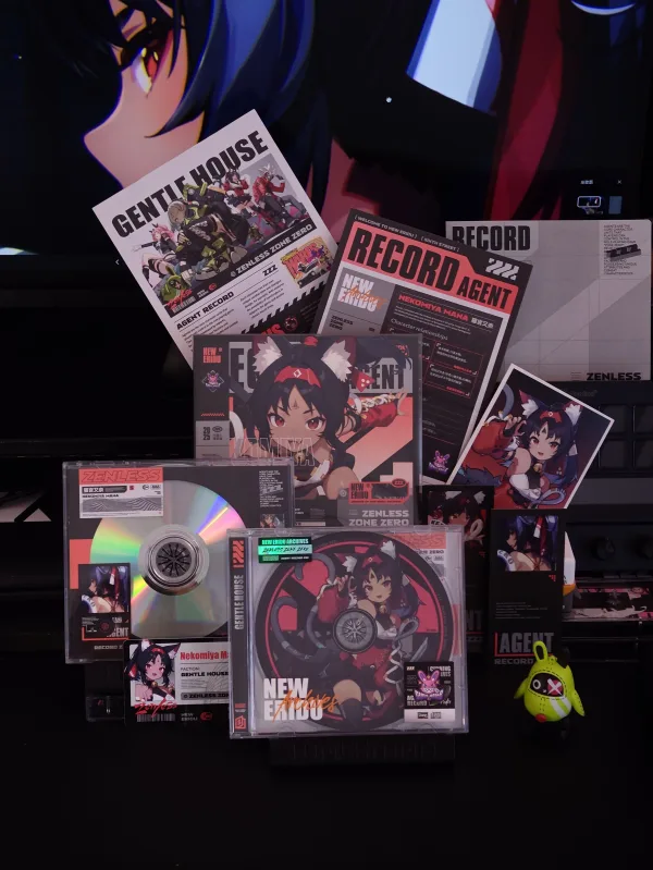 Zenless Zone Zero Toys – Nekomata Character Archive CD/DVD – Collectible Gift for Fans, Perfect Birthday Present | zenlesszonezero.toys | ZZZ Nekomata | Zenless Zone Zero Character Archive CD/DVD |