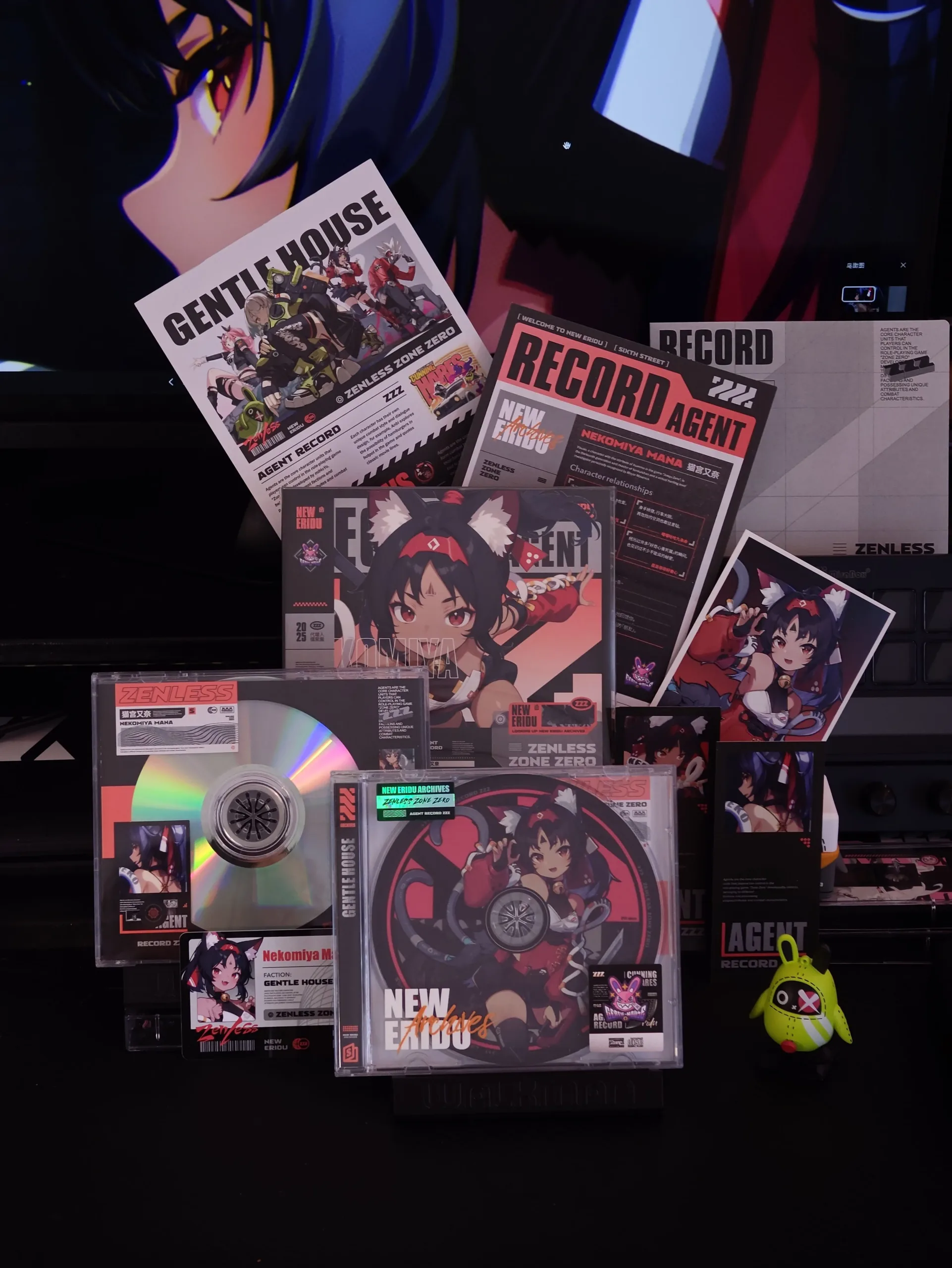 Zenless Zone Zero Toys – Nekomata Character Archive CD/DVD – Collectible Gift for Fans, Perfect Birthday Present | zenlesszonezero.toys | ZZZ Nekomata | Zenless Zone Zero Character Archive CD/DVD |