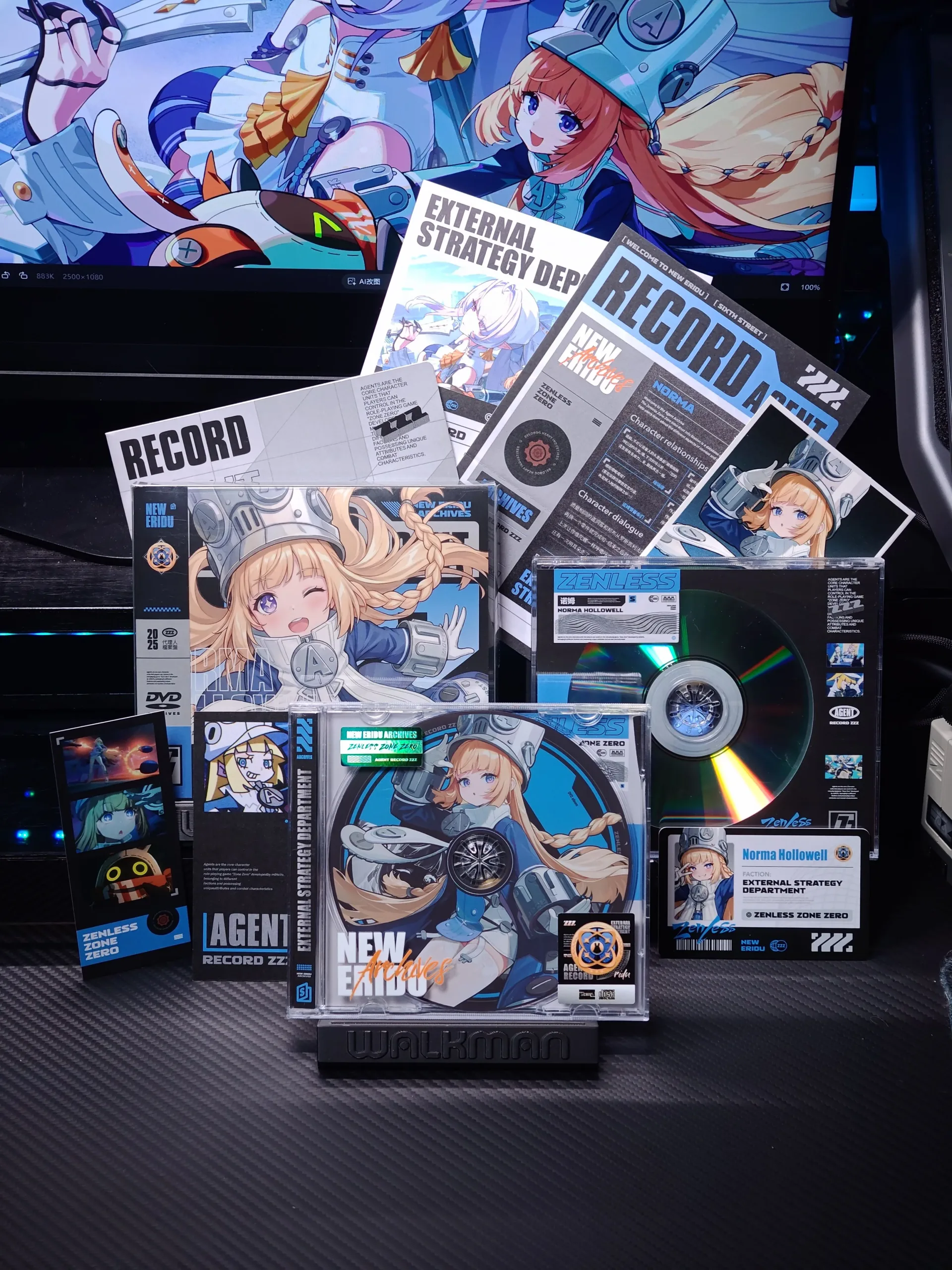 Zenless Zone Zero Toys – Norma Hollowell Character Archive CD/DVD – Collectible Gift for Fans, Perfect Birthday Present | zenlesszonezero.toys | ZZZ Norma | Zenless Zone Zero Character Archive CD/DVD |