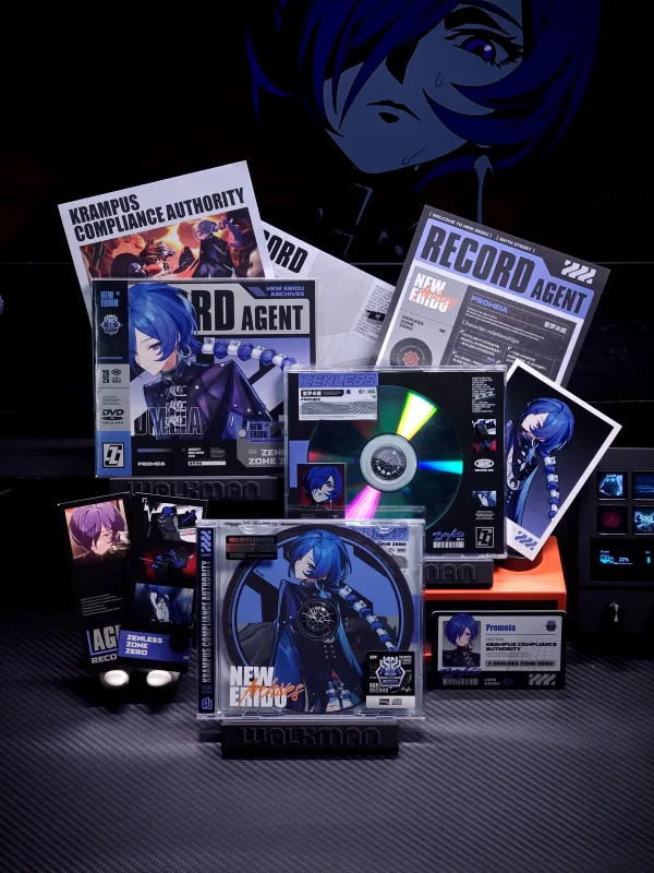 Zenless Zone Zero Toys – Promeia Character Archive CD/DVD – Collectible Gift for Fans, Perfect Birthday Present | zenlesszonezero.toys | ZZZ Promeia | Zenless Zone Zero Character Archive CD/DVD |