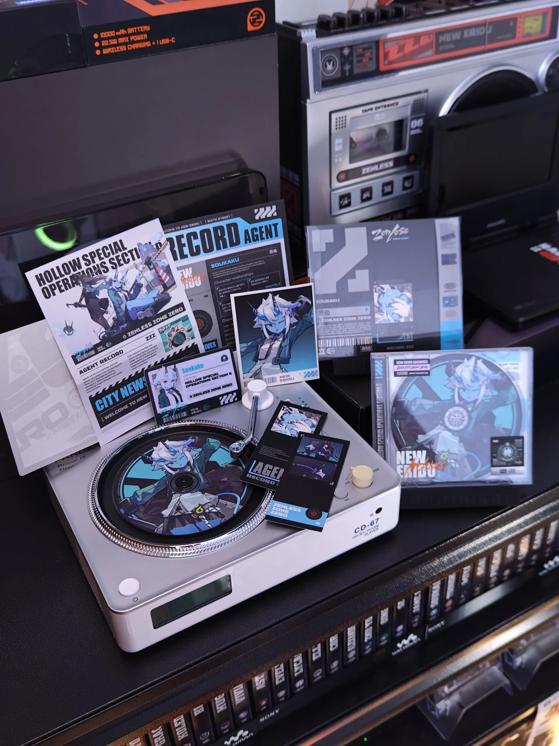 Zenless Zone Zero Toys – Soukaku Character Archive CD/DVD – Collectible Gift for Fans, Perfect Birthday Present | zenlesszonezero.toys | ZZZ Soukaku | Zenless Zone Zero Character Archive CD/DVD |