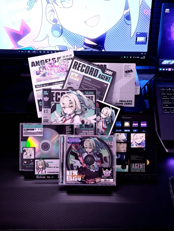 Zenless Zone Zero Toys – Sunna Character Archive CD/DVD – Collectible Gift for Fans, Perfect Birthday Present | zenlesszonezero.toys | ZZZ Sunna | Zenless Zone Zero Character Archive CD/DVD |