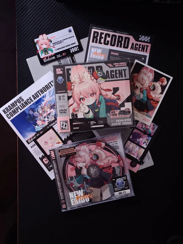 Zenless Zone Zero Toys – Zhao Character Archive CD/DVD – Collectible Gift for Fans, Perfect Birthday Present | zenlesszonezero.toys | ZZZ Zhao | Zenless Zone Zero Character Archive CD/DVD |