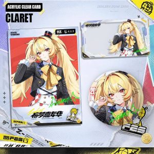 Zenless Zone Zero Claret, Norma, Vivian, Velina, and Hugo FES Badge, Polaroid, Clear Card, and Gift Set Collection | zenlesszonezero.toys | ZZZ Claret, Norma, Vivian, Velina, Hugo | Zenless Zone Zero FES Collectible Goods Collection |