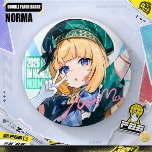 Zenless Zone Zero Claret, Norma, Vivian, Velina, and Hugo FES Badge, Polaroid, Clear Card, and Gift Set Collection | zenlesszonezero.toys | ZZZ Claret, Norma, Vivian, Velina, Hugo | Zenless Zone Zero FES Collectible Goods Collection |