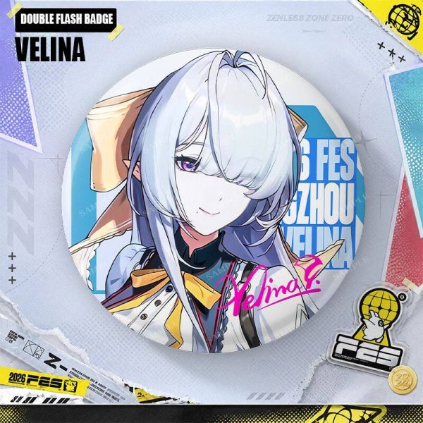Zenless Zone Zero Claret, Norma, Vivian, Velina, and Hugo FES Badge, Polaroid, Clear Card, and Gift Set Collection | zenlesszonezero.toys | ZZZ Claret, Norma, Vivian, Velina, Hugo | Zenless Zone Zero FES Collectible Goods Collection |