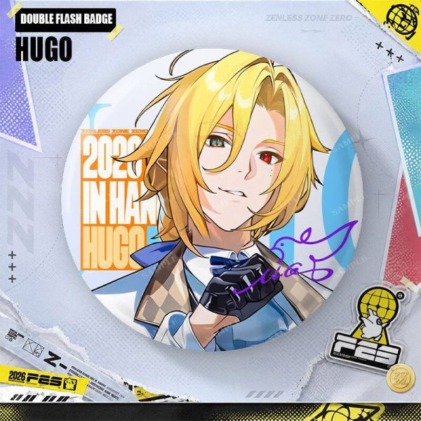 Zenless Zone Zero Claret, Norma, Vivian, Velina, and Hugo FES Badge, Polaroid, Clear Card, and Gift Set Collection | zenlesszonezero.toys | ZZZ Claret, Norma, Vivian, Velina, Hugo | Zenless Zone Zero FES Collectible Goods Collection |