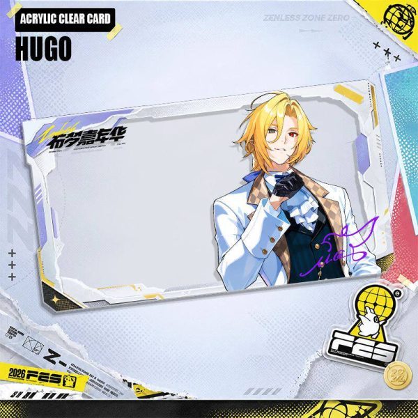 Zenless Zone Zero Claret, Norma, Vivian, Velina, and Hugo FES Badge, Polaroid, Clear Card, and Gift Set Collection | zenlesszonezero.toys | ZZZ Claret, Norma, Vivian, Velina, Hugo | Zenless Zone Zero FES Collectible Goods Collection |