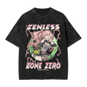 Zenless Zone Zero Cissia Washed T-Shirt Collection | zenlesszonezero.toys | ZZZ Cissia | Zenless Zone Zero Washed T-Shirt Collection |
