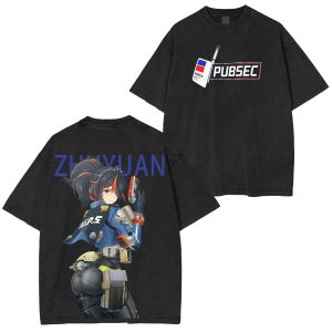 Zenless Zone Zero Cissia Washed T-Shirt Collection | zenlesszonezero.toys | ZZZ Cissia | Zenless Zone Zero Washed T-Shirt Collection |