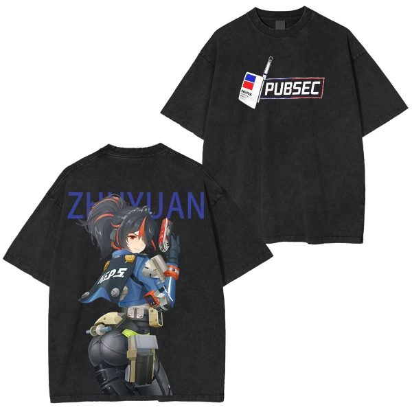Zenless Zone Zero Cissia Washed T-Shirt Collection | zenlesszonezero.toys | ZZZ Cissia | Zenless Zone Zero Washed T-Shirt Collection |