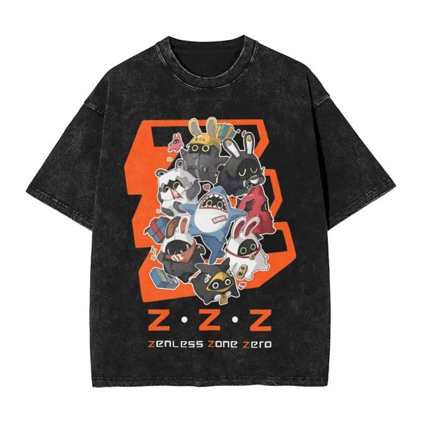Zenless Zone Zero Cissia Washed T-Shirt Collection | zenlesszonezero.toys | ZZZ Cissia | Zenless Zone Zero Washed T-Shirt Collection |