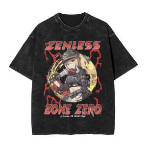 Zenless Zone Zero Cissia Washed T-Shirt Collection | zenlesszonezero.toys | ZZZ Cissia | Zenless Zone Zero Washed T-Shirt Collection |