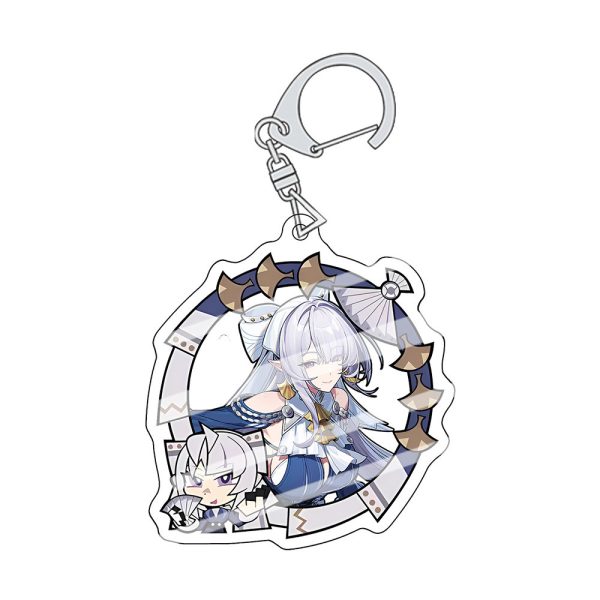 Zenless Zone Zero Roxy, Claret, Remielle, Sigrid, Velina, Norma, Starlight - Billy, Promeia, Cissia, Nangong Yu, Aria, Sunna, Ye Shunguang, Zhao, Banyue, Dialyn, Yidhari, Lucia, Orphie & Magus, Seed, Yuzuha, Alice, Yixuan, Ju Fufu, Hugo, Vivian, Harumasa, Miyabi, Astra Yao, Evelyn, Ellen, Burnice, Trigger, Jane, Caesar, Lighter, Soldier 0 - Anby, Yanagi, Qingyi, and Zhu Yuan Character Portrait Keychain Collection — image 6