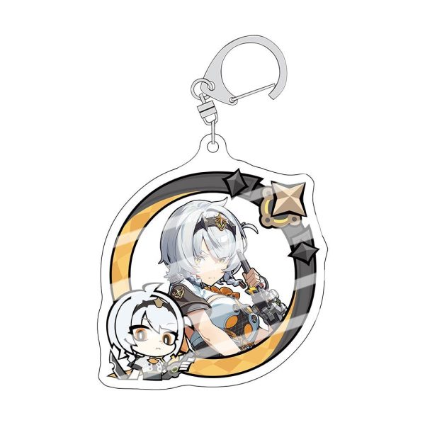 Zenless Zone Zero Roxy, Claret, Remielle, Sigrid, Velina, Norma, Starlight - Billy, Promeia, Cissia, Nangong Yu, Aria, Sunna, Ye Shunguang, Zhao, Banyue, Dialyn, Yidhari, Lucia, Orphie & Magus, Seed, Yuzuha, Alice, Yixuan, Ju Fufu, Hugo, Vivian, Harumasa, Miyabi, Astra Yao, Evelyn, Ellen, Burnice, Trigger, Jane, Caesar, Lighter, Soldier 0 - Anby, Yanagi, Qingyi, and Zhu Yuan Character Portrait Keychain Collection — image 38
