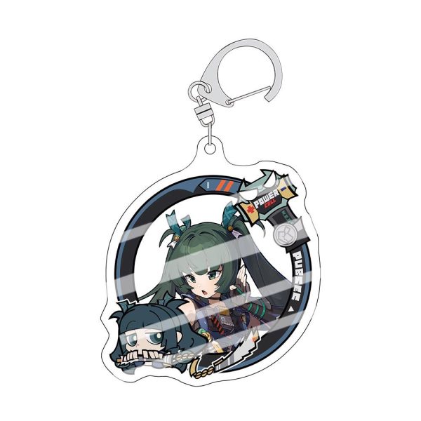 Zenless Zone Zero Roxy, Claret, Remielle, Sigrid, Velina, Norma, Starlight - Billy, Promeia, Cissia, Nangong Yu, Aria, Sunna, Ye Shunguang, Zhao, Banyue, Dialyn, Yidhari, Lucia, Orphie & Magus, Seed, Yuzuha, Alice, Yixuan, Ju Fufu, Hugo, Vivian, Harumasa, Miyabi, Astra Yao, Evelyn, Ellen, Burnice, Trigger, Jane, Caesar, Lighter, Soldier 0 - Anby, Yanagi, Qingyi, and Zhu Yuan Character Portrait Keychain Collection — image 40