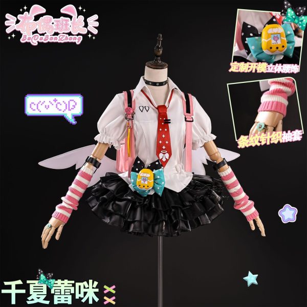 Zenless Zone Zero Sunna Cosplay Costume and Angel Wing Backpack | zenlesszonezero.toys | ZZZ Sunna | Zenless Zone Zero Cosplay Costume and Angel Wing Backpack |