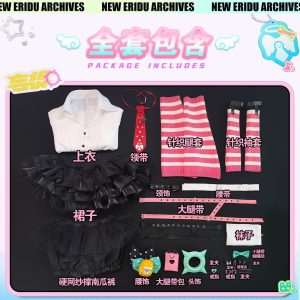 Zenless Zone Zero Sunna Cosplay Costume and Angel Wing Backpack | zenlesszonezero.toys | ZZZ Sunna | Zenless Zone Zero Cosplay Costume and Angel Wing Backpack |