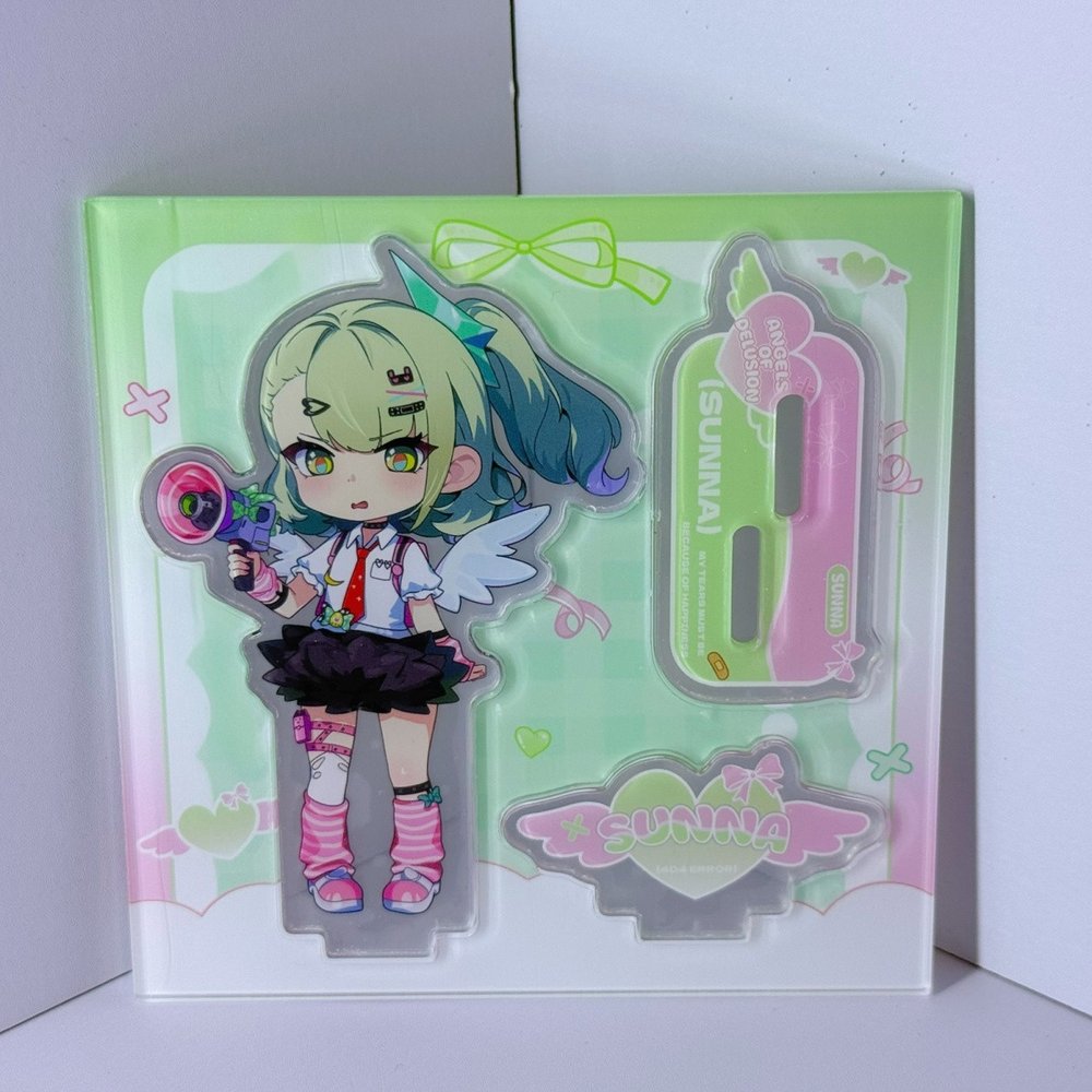 Zenless Zone Zero Sunna, Nangong Yu, and Aria Acrylic Standee and Keychain | zenlesszonezero.toys | ZZZ Sunna, Nangong Yu, Aria | Zenless Zone Zero Acrylic Standee and Keychain |