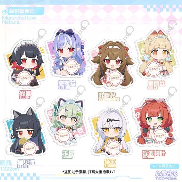 Zenless Zone Zero Ye Shunguang, Vivian, Yixuan, Miyabi, Alice, Ellen, Yuzuha, and Sunna Keychain | zenlesszonezero.toys | ZZZ Ye Shunguang, Vivian, Yixuan, Miyabi, Alice, Ellen, Yuzuha, and Sunna | Zenless Zone Zero Keychain |